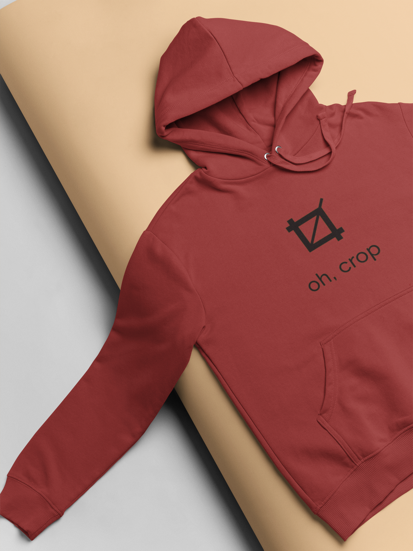 Oh Crop Hoodies for Women-FunkyTeesClub