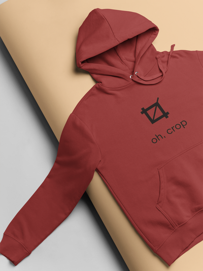 Oh Crop Hoodies for Women-FunkyTeesClub