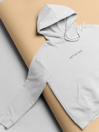 Satisfied Men Hoodies-FunkyTeesClub