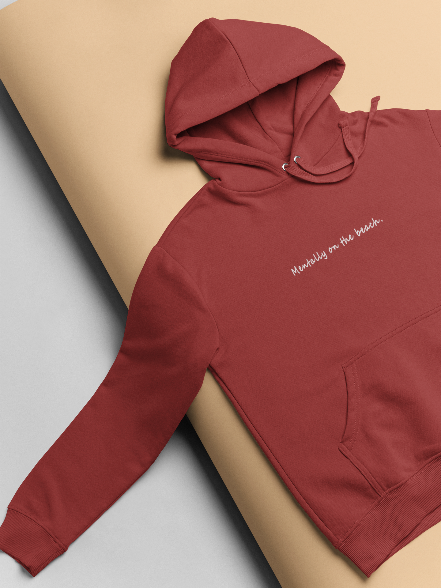 Mentally On The Beach Hoodies for Women-FunkyTeesClub