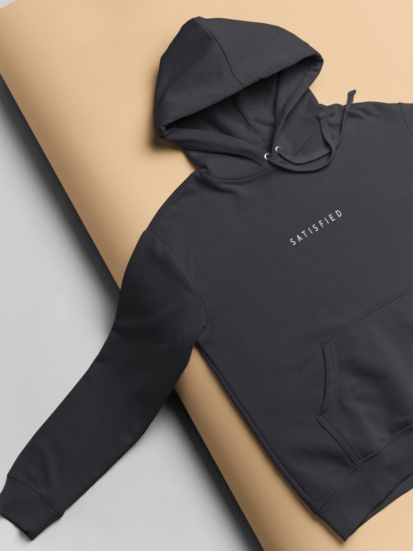 Satisfied Men Hoodies-FunkyTeesClub