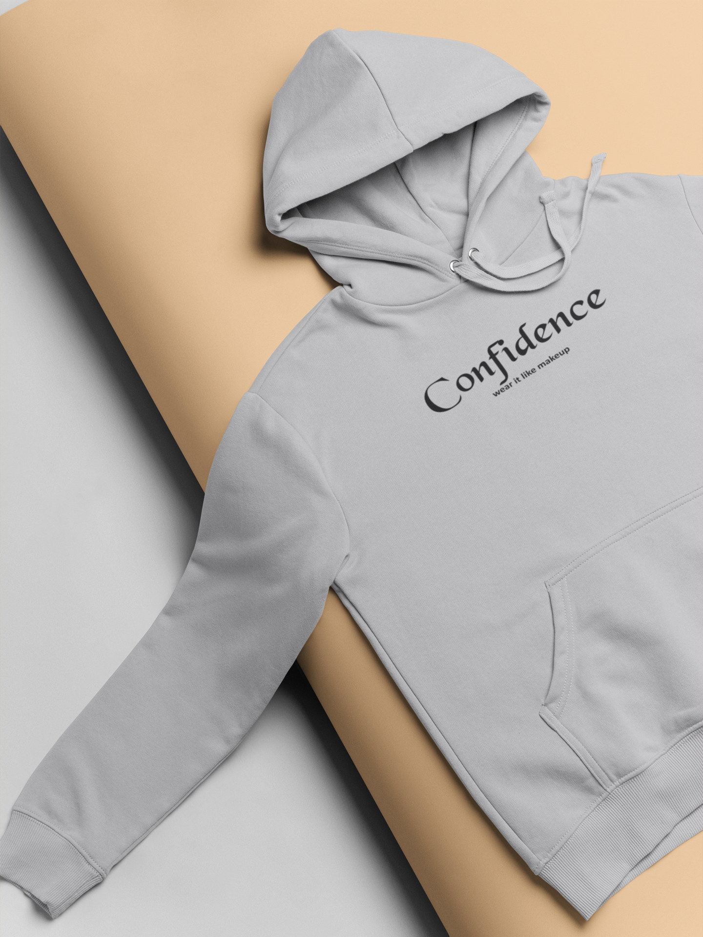 Confidence Wear It Like Makeup Quotes Men Hoodies-FunkyTeesClub
