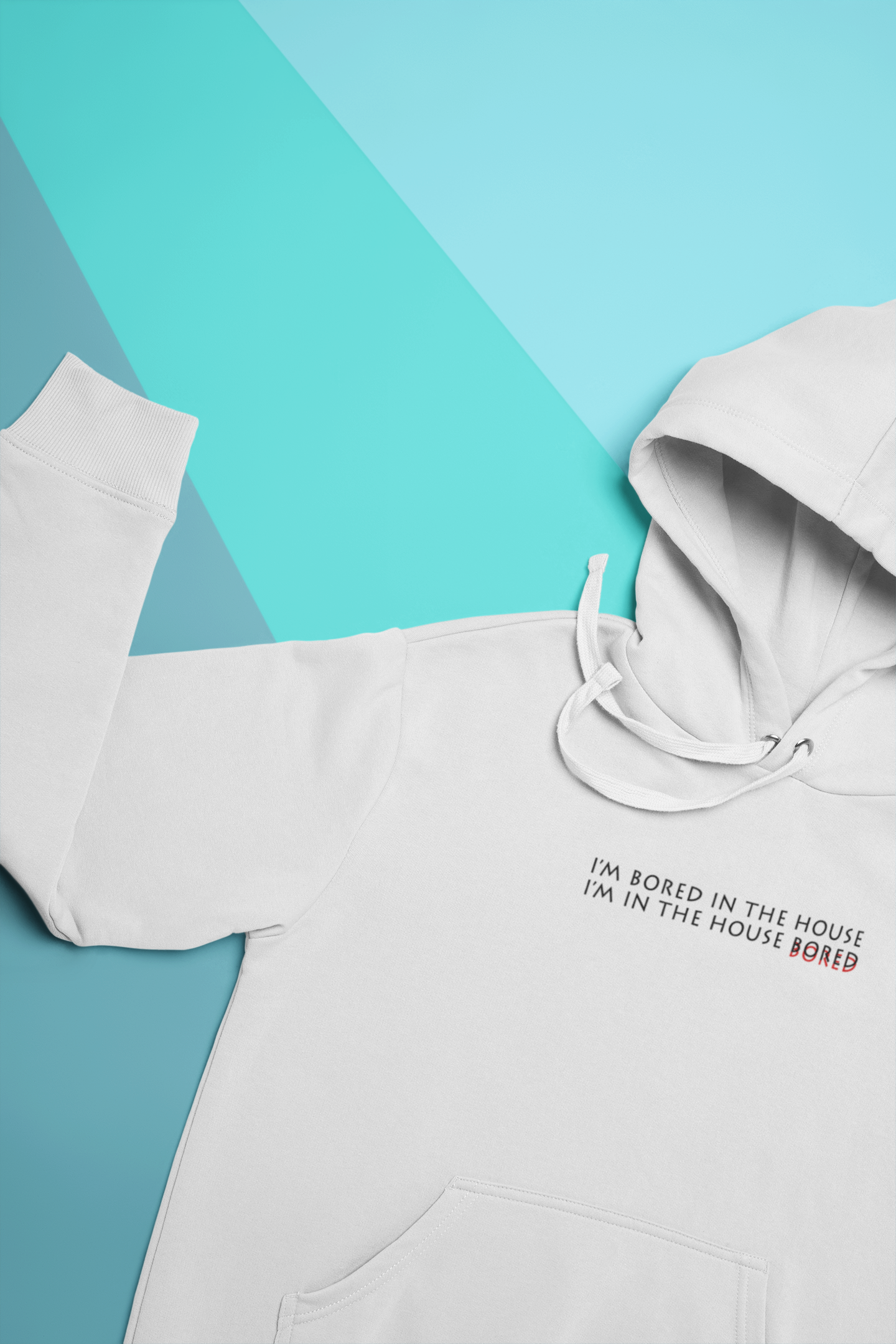 Im In The Bored House Hoodies for Women-FunkyTeesClub
