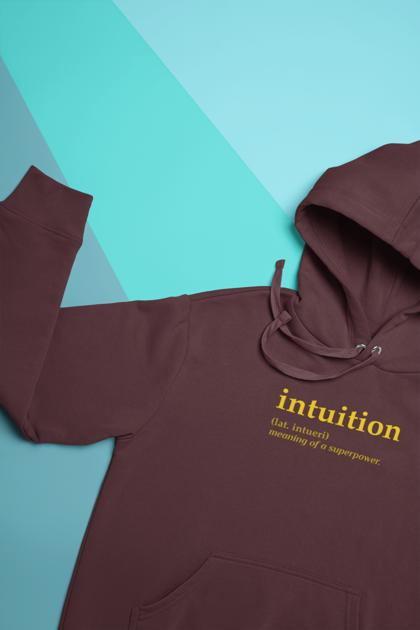 Intuition Quotes Hoodies for Women-FunkyTeesClub