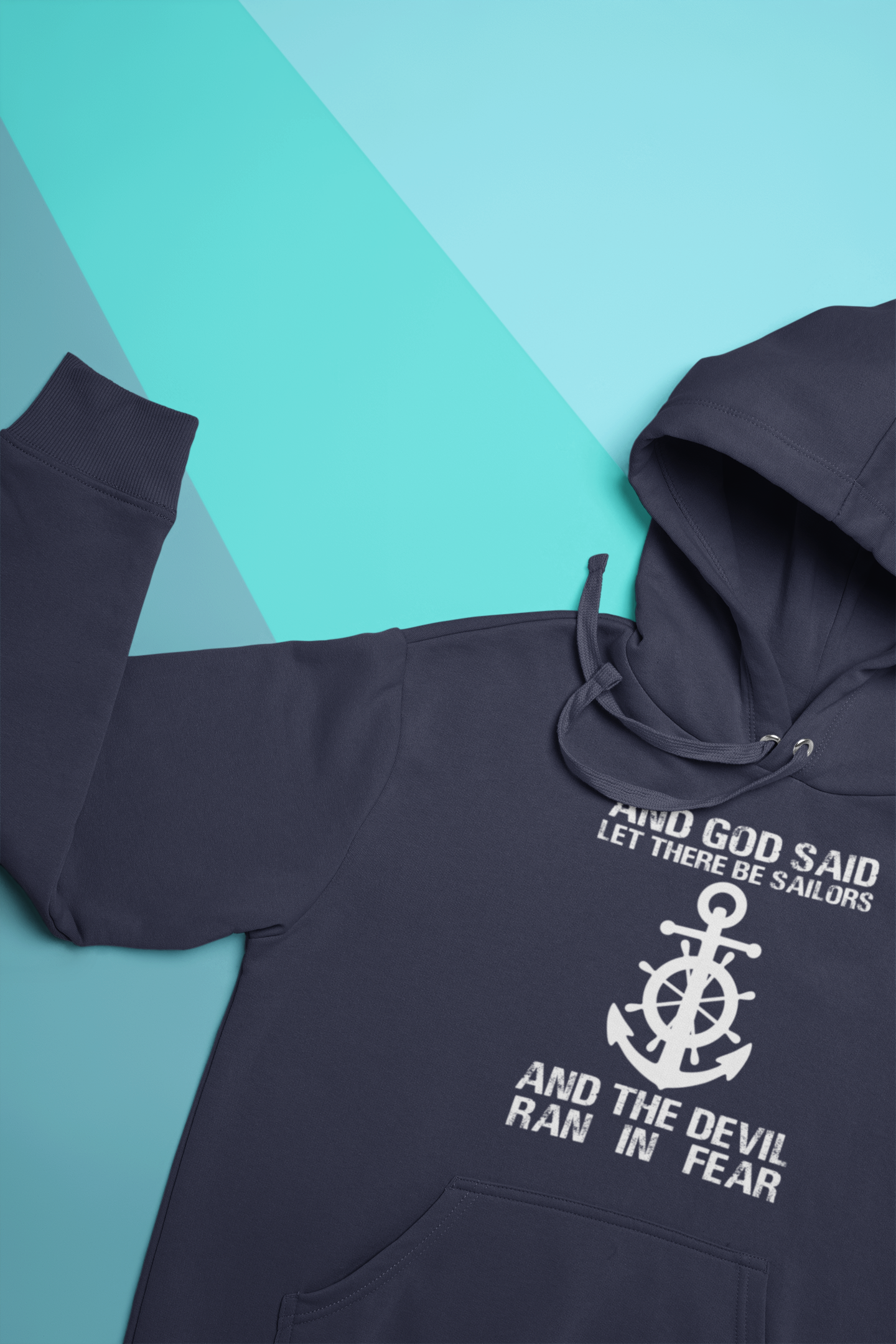 Storms Make Me Strong Merchant Navy Men Hoodies-FunkyTeesClub
