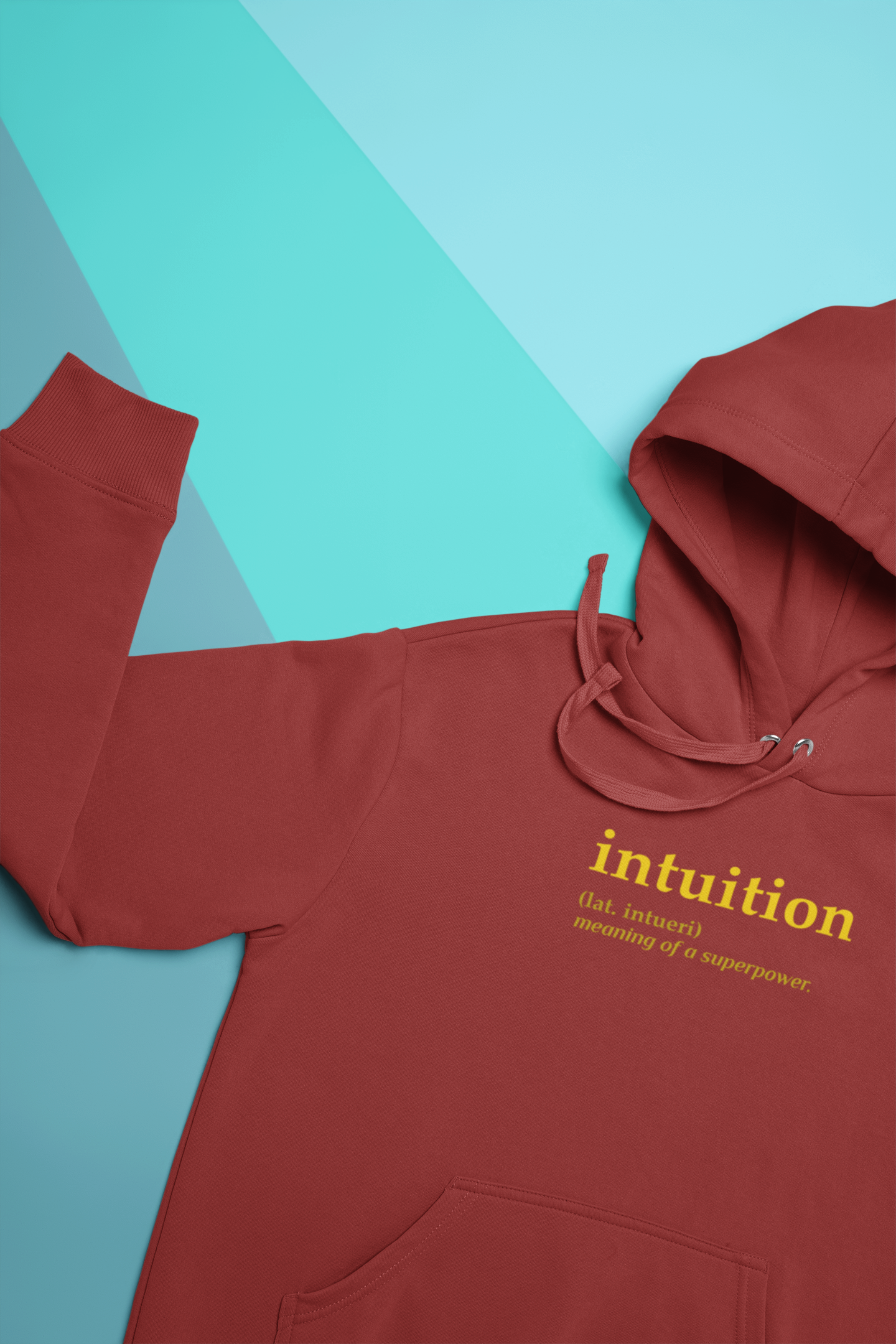 Intuition Quotes Hoodies for Women-FunkyTeesClub