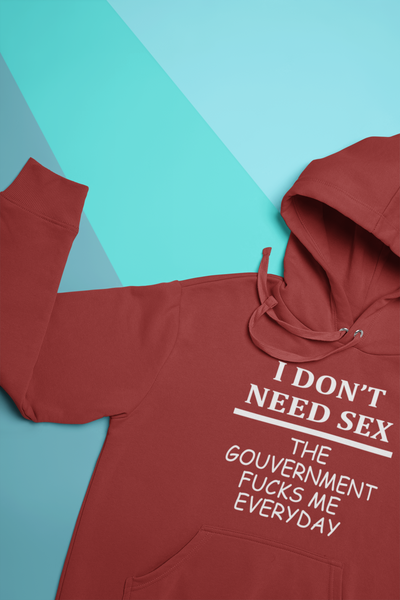 I Dont Need S** The Government F**** Me Everyday Anti Government Hoodies for Women-FunkyTeesClub