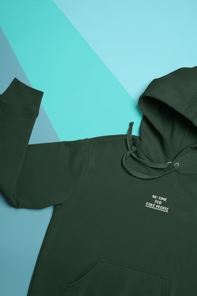 No Time For Fake People Men Hoodies-FunkyTeesClub