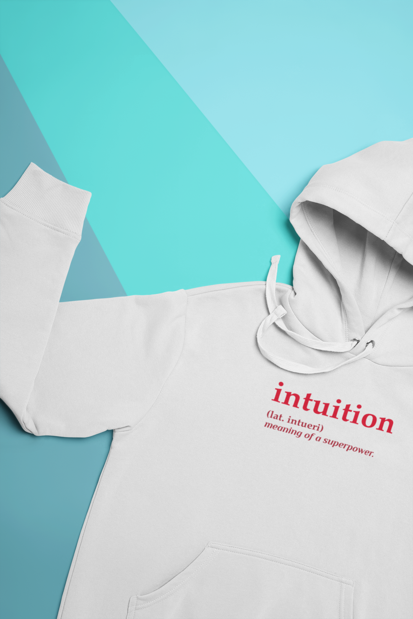 Intuition Quotes Hoodies for Women-FunkyTeesClub
