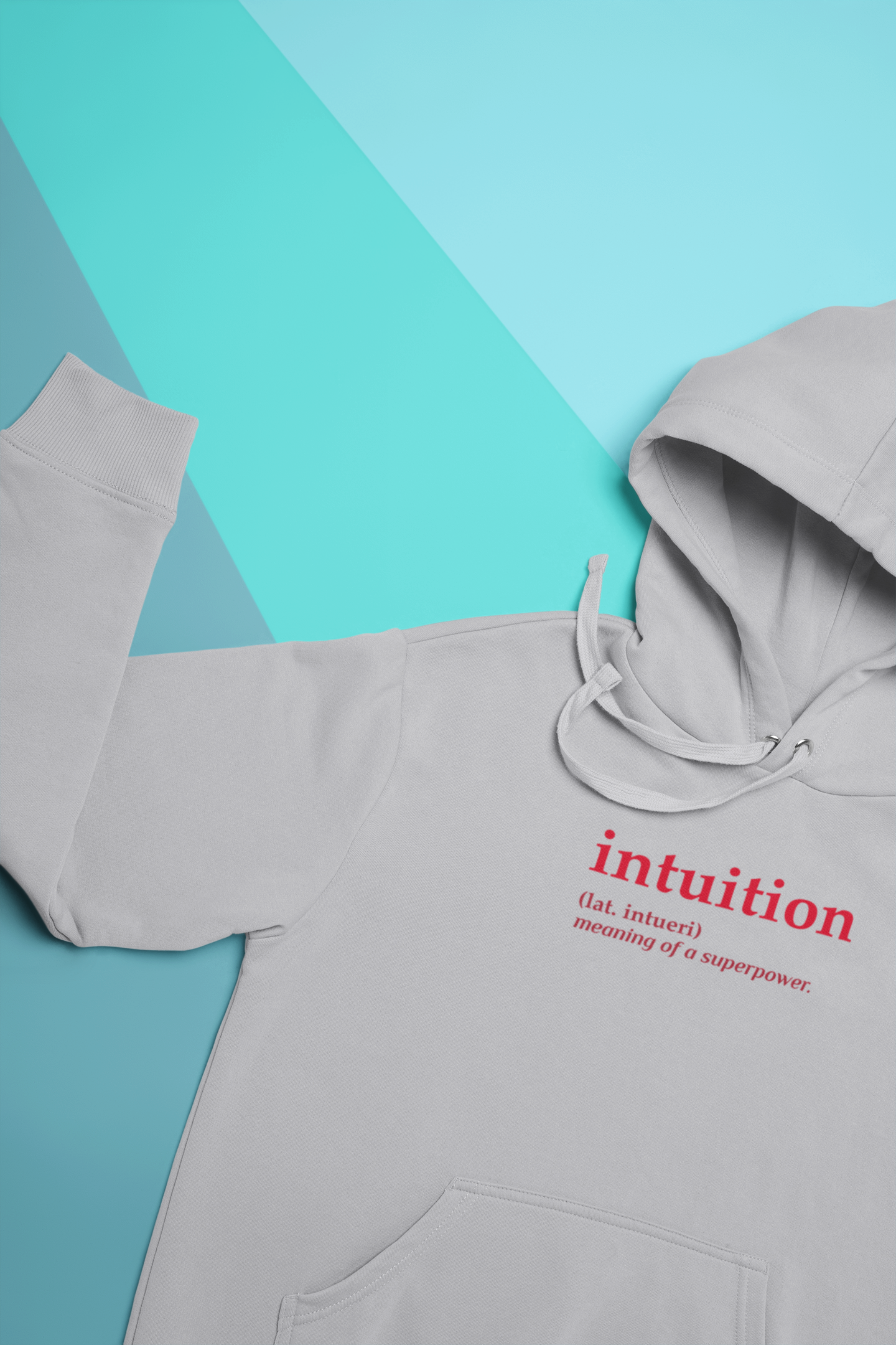 Intuition Quotes Hoodies for Women-FunkyTeesClub