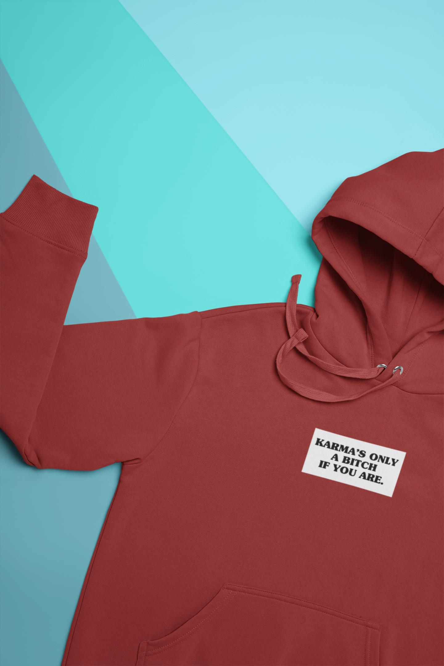 Karma Is Only Bitch If You Are Hoodies for Women-FunkyTeesClub