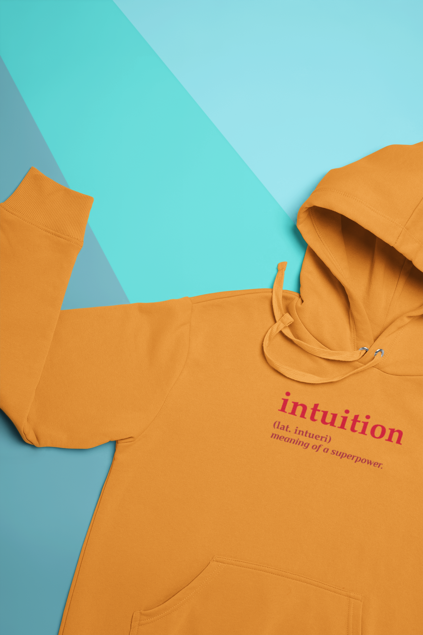 Intuition Quotes Hoodies for Women-FunkyTeesClub