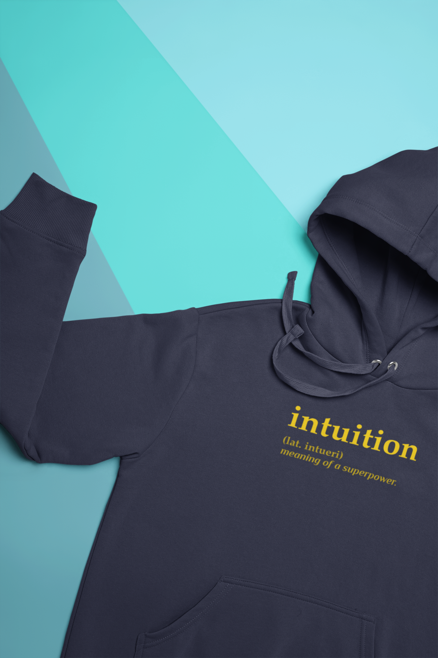 Intuition Quotes Hoodies for Women-FunkyTeesClub