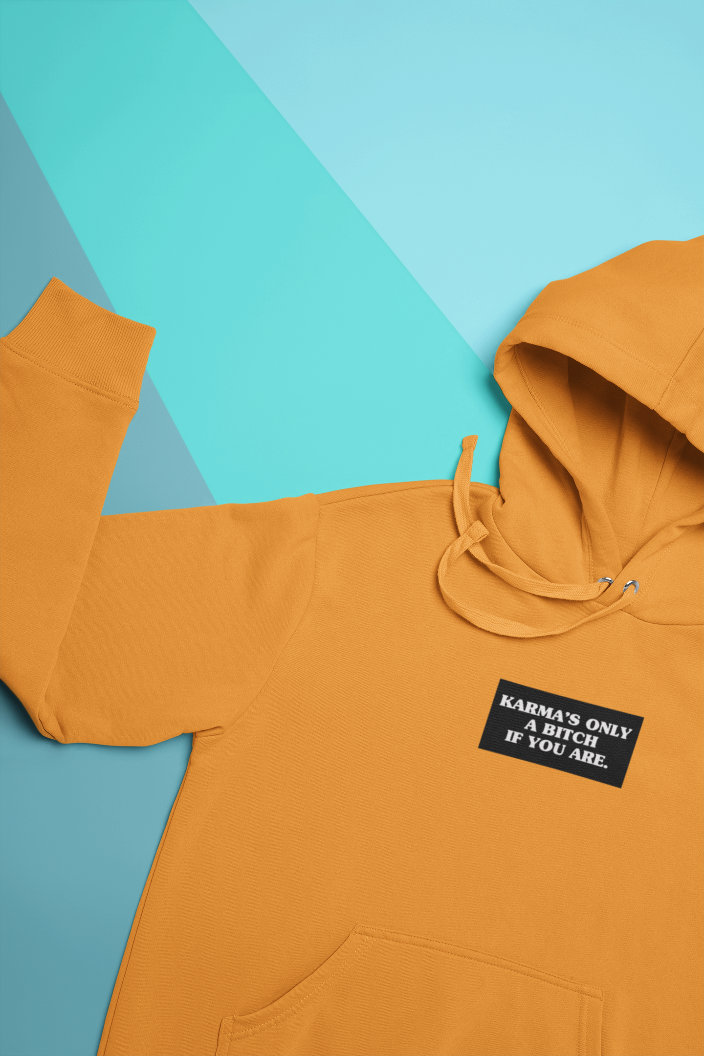 Karma Is Only Bitch If You Are Men Hoodies-FunkyTeesClub