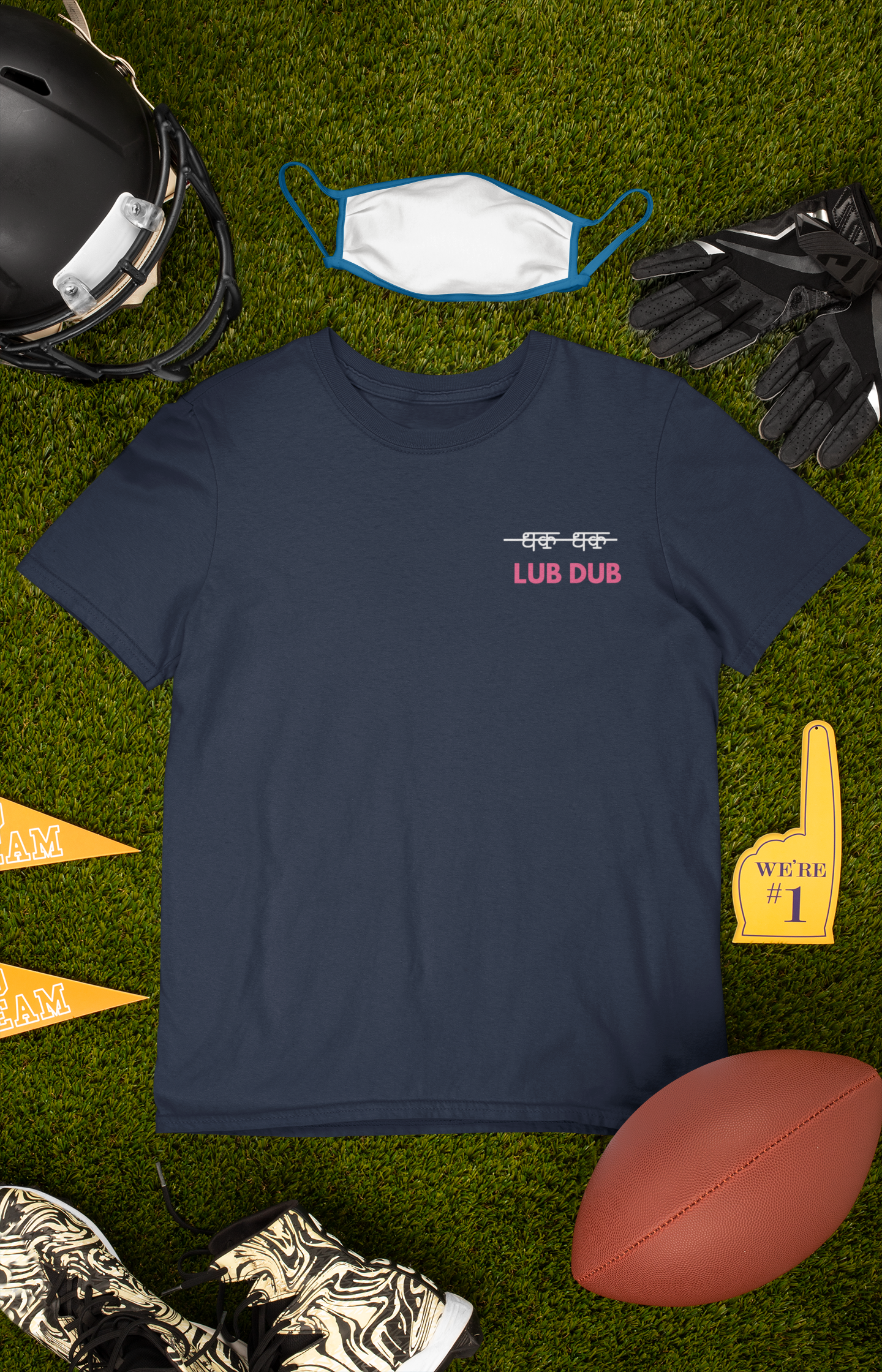 Its Lub Dub Mens Half Sleeves T-shirt- FunkyTeesClub