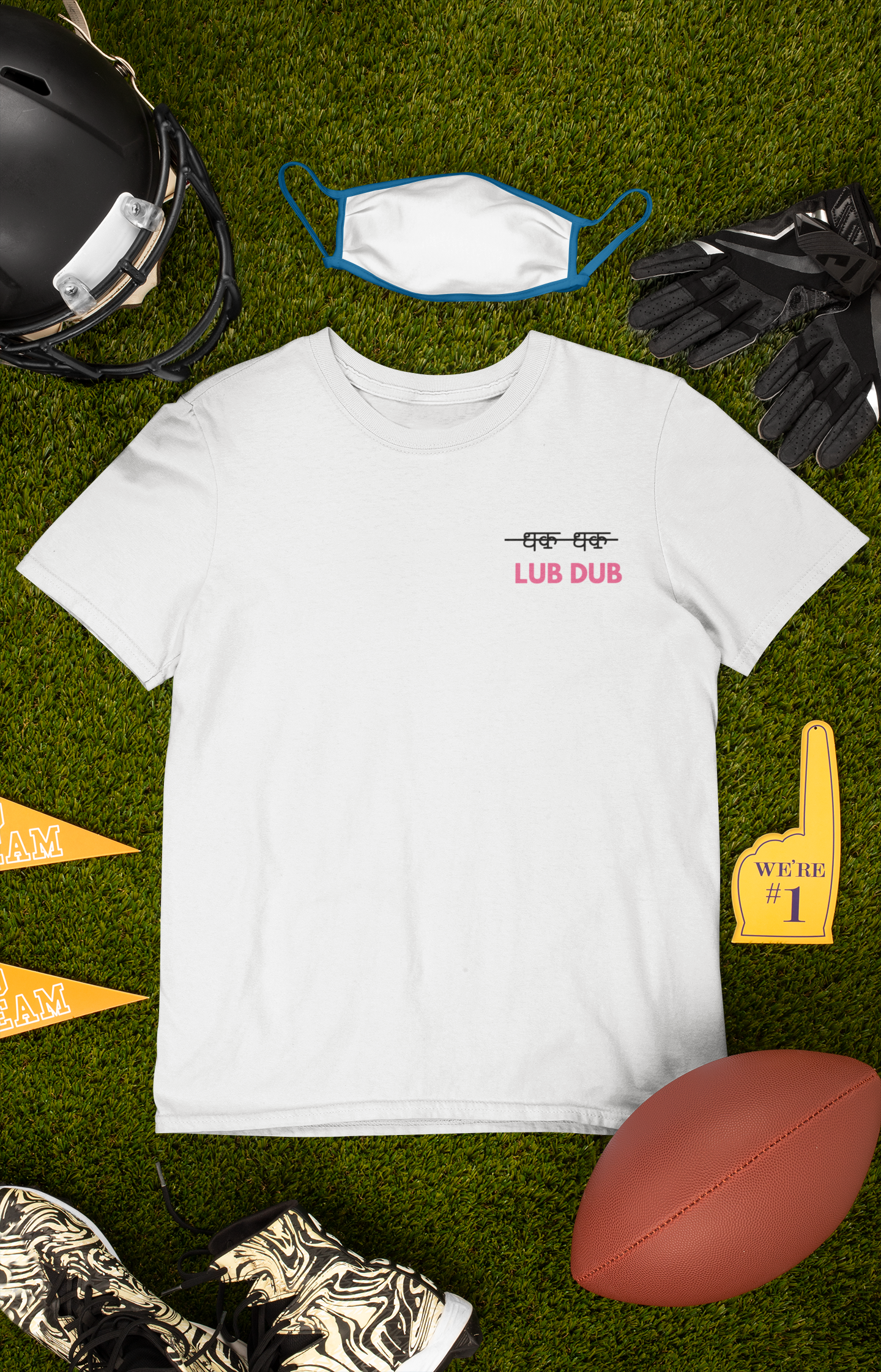 Its Lub Dub Mens Half Sleeves T-shirt- FunkyTeesClub