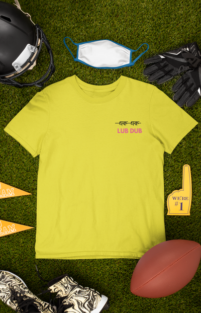 Its Lub Dub Women Half Sleeves T-shirt- FunkyTeesClub