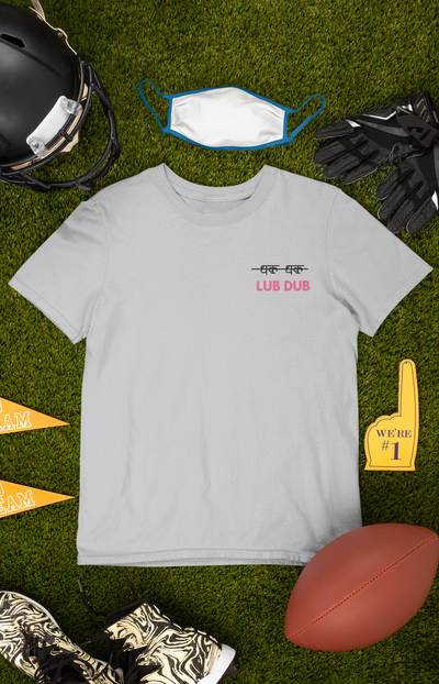 Its Lub Dub Women Half Sleeves T-shirt- FunkyTeesClub