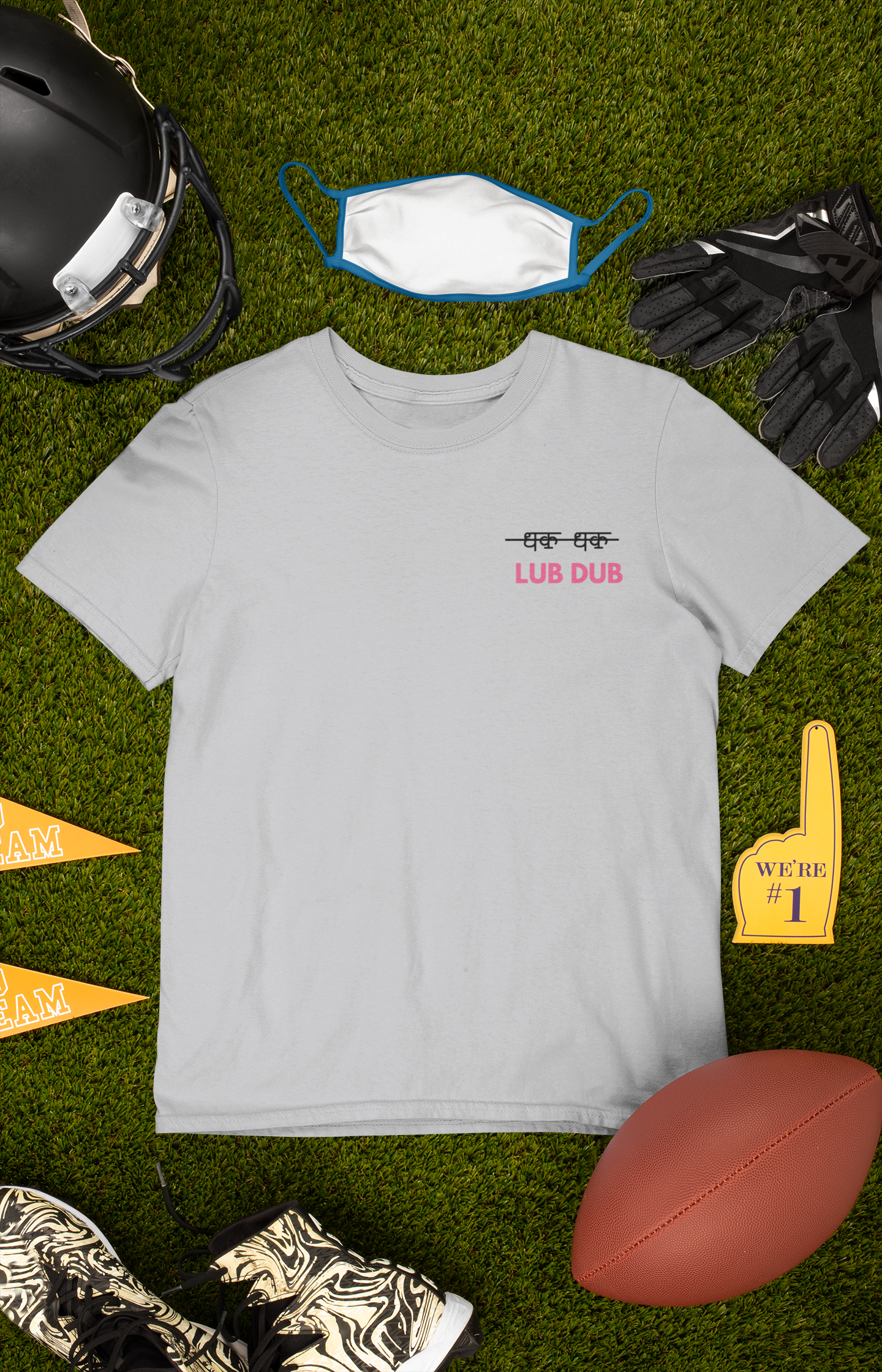 Its Lub Dub Mens Half Sleeves T-shirt- FunkyTeesClub