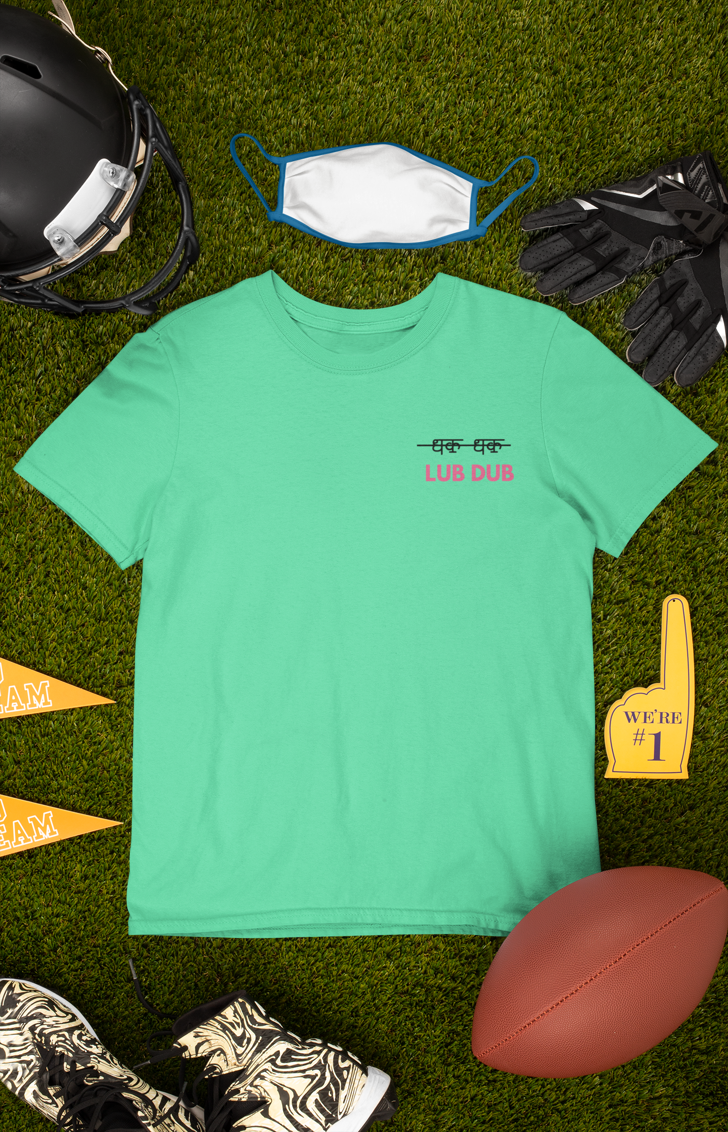 Its Lub Dub Mens Half Sleeves T-shirt- FunkyTeesClub