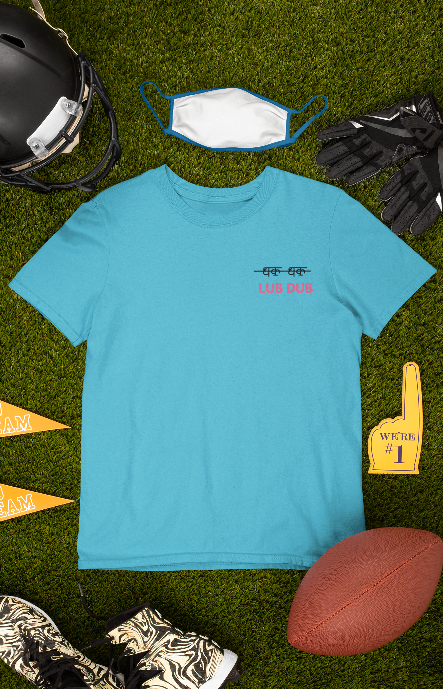 Its Lub Dub Mens Half Sleeves T-shirt- FunkyTeesClub