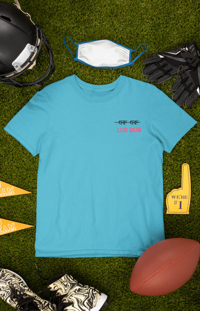 Its Lub Dub Mens Half Sleeves T-shirt- FunkyTeesClub