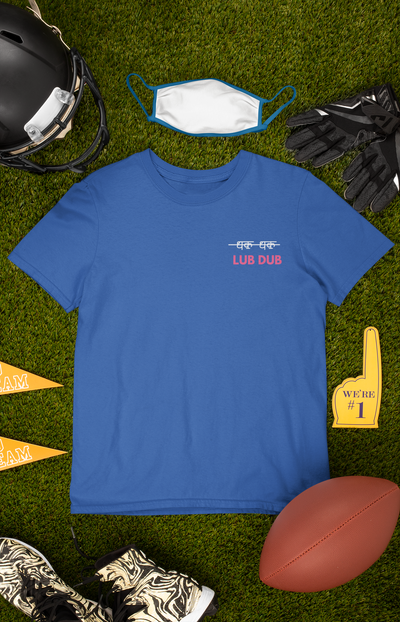 Its Lub Dub Women Half Sleeves T-shirt- FunkyTeesClub