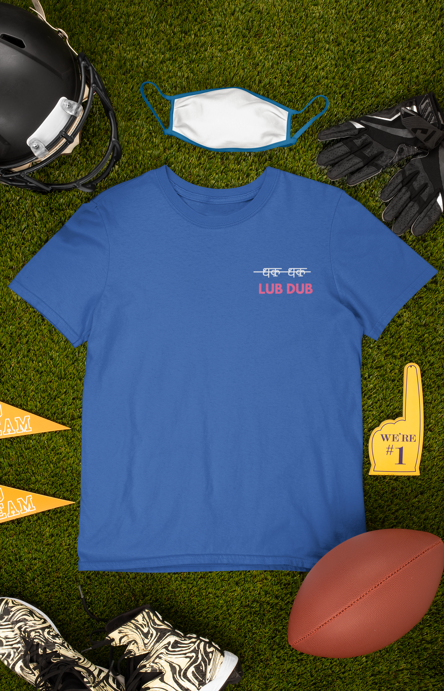 Its Lub Dub Mens Half Sleeves T-shirt- FunkyTeesClub