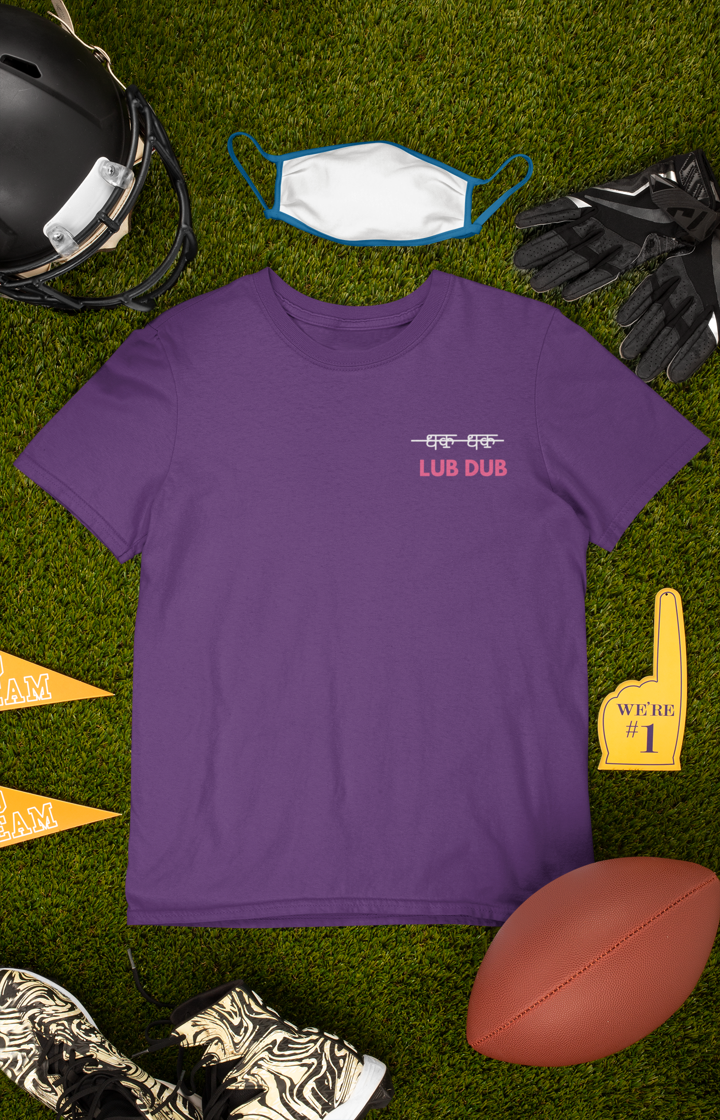 Its Lub Dub Mens Half Sleeves T-shirt- FunkyTeesClub