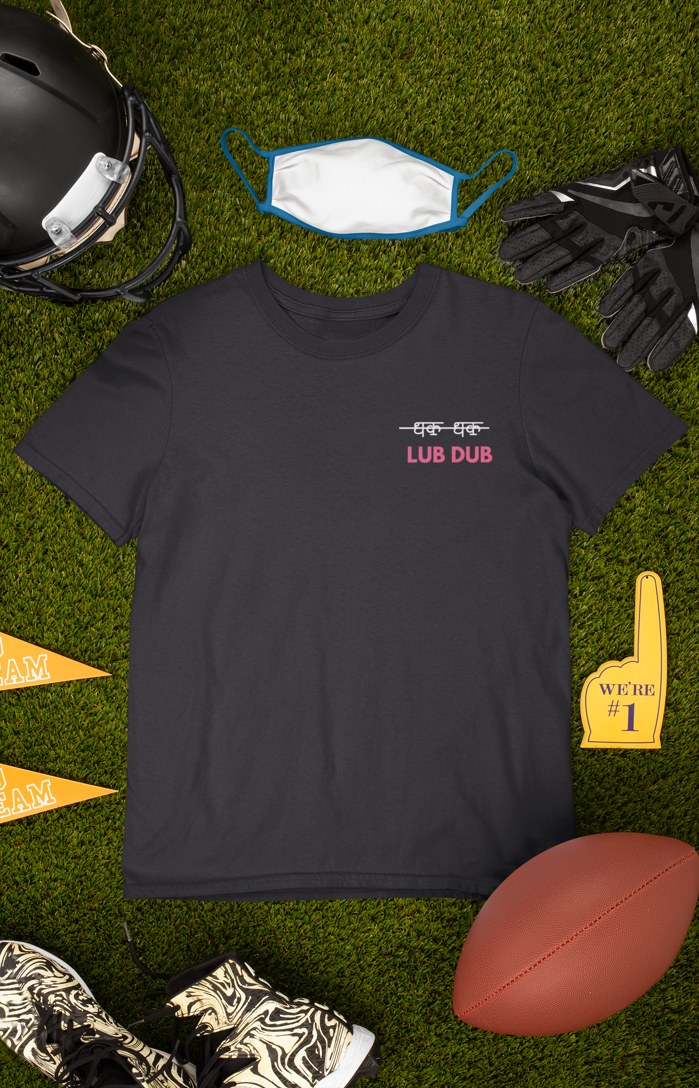 Its Lub Dub Mens Half Sleeves T-shirt- FunkyTeesClub