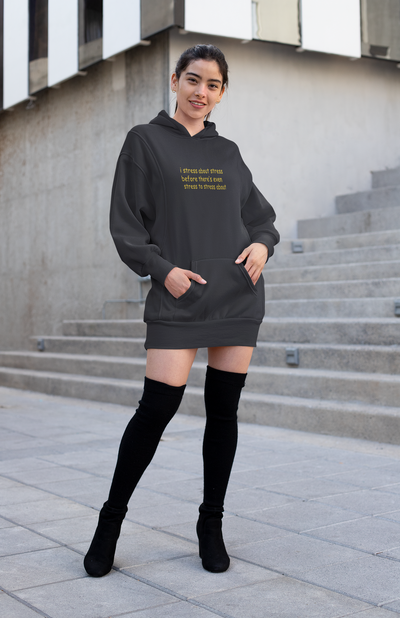 I Stress Hoodies for Women-FunkyTeesClub
