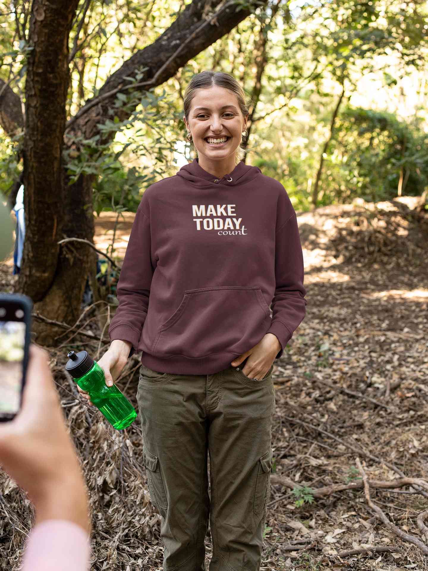 Make Today Count Hoodies for Women-FunkyTeesClub