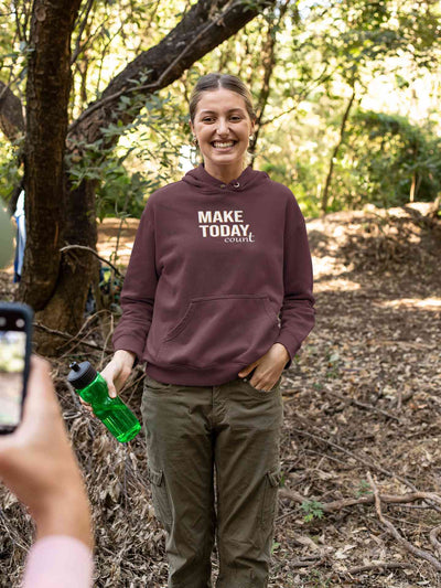 Make Today Count Hoodies for Women-FunkyTeesClub