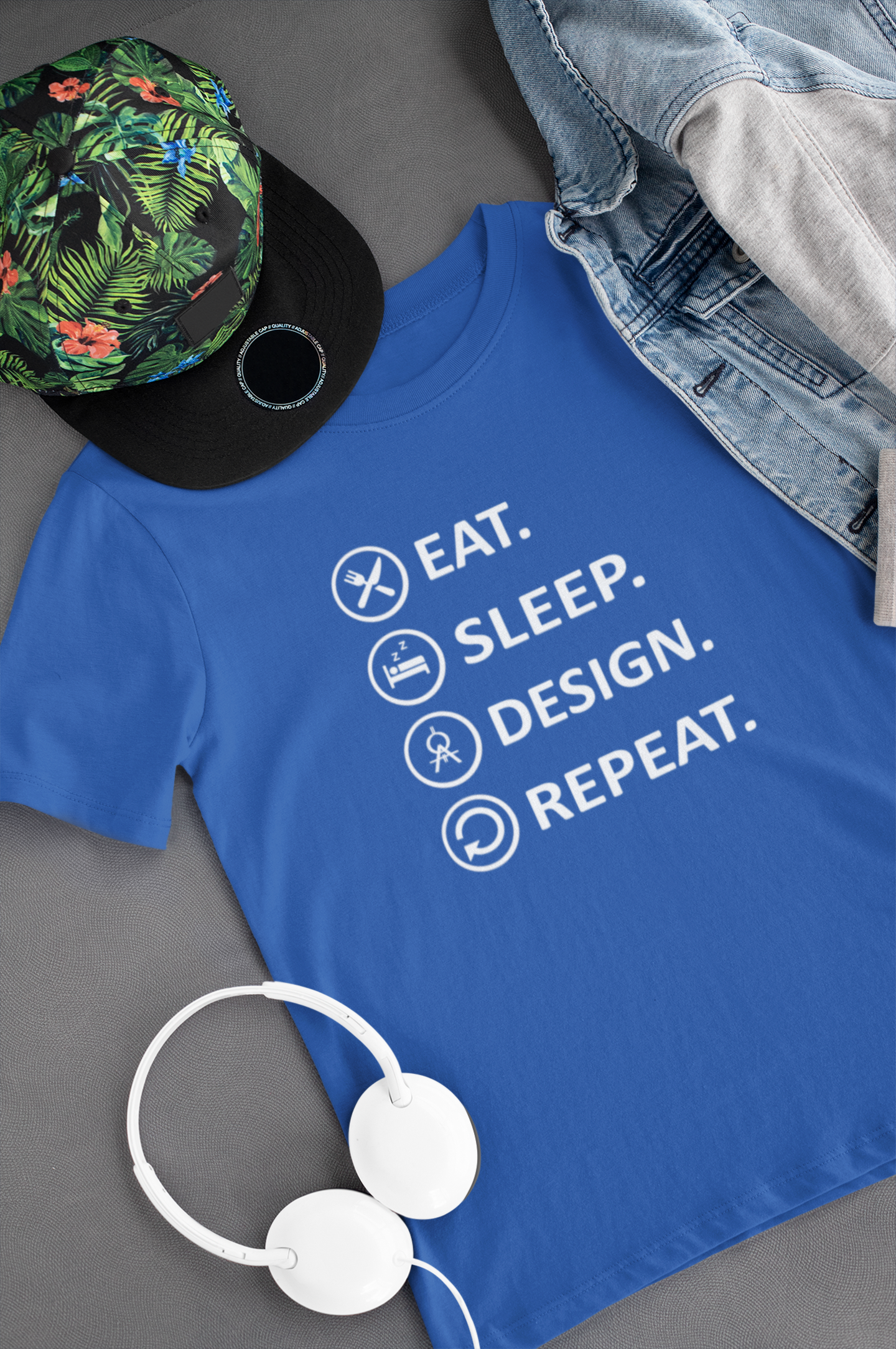 Eat Sleep Design Funny Architect Profession Women Half Sleeves T-shirt- FunkyTeesClub