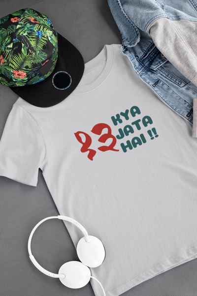 Tera Kya Jata Hai Mens Half Sleeves T-shirt- FunkyTeesClub