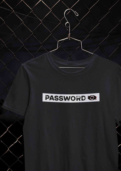 Password Mens Half Sleeves T-shirt- FunkyTeesClub