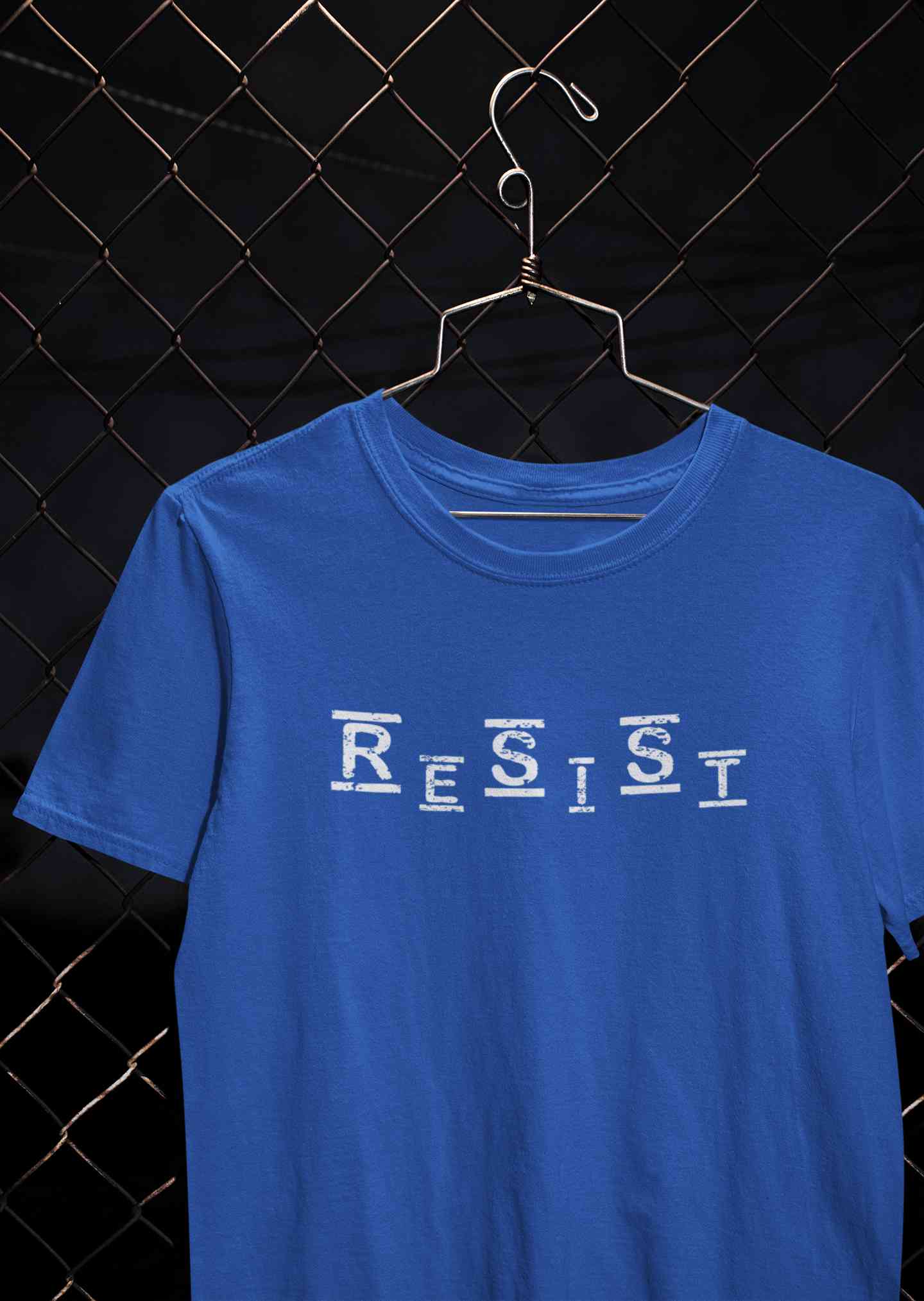 Resist Mens Half Sleeves T-shirt- FunkyTeesClub