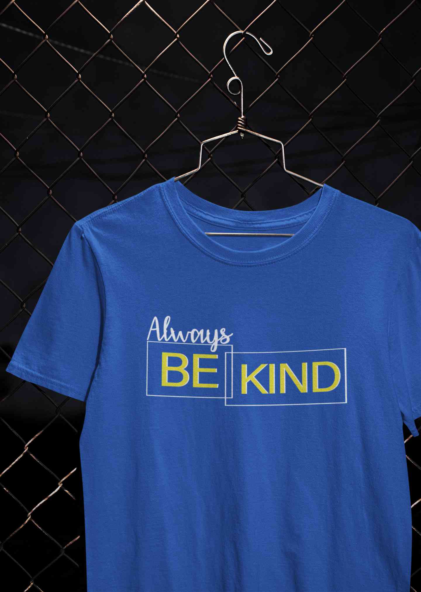 Always Be Kind Typography Mens Half Sleeves T-shirt- FunkyTeesClub