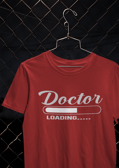 Doctor Loading Mens Half Sleeves T-shirt- FunkyTeesClub