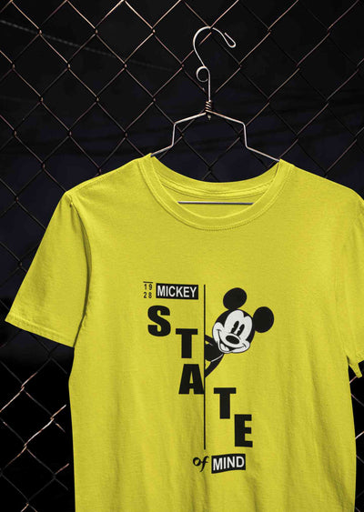 State Of Mind Mens Half Sleeves T-shirt- FunkyTeesClub