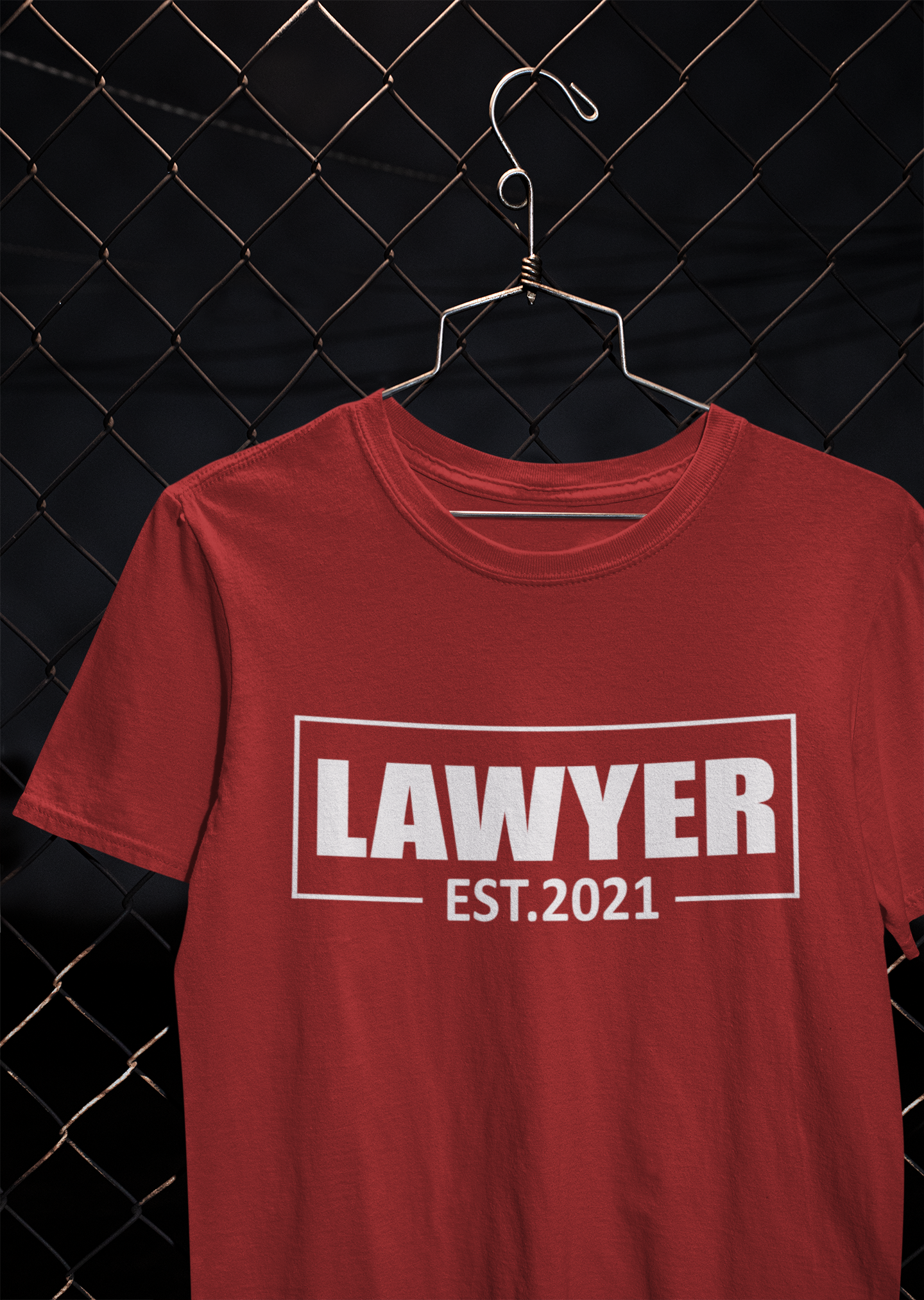 Lawyer Estd 2021 Mens Half Sleeves T-shirt- FunkyTeesClub