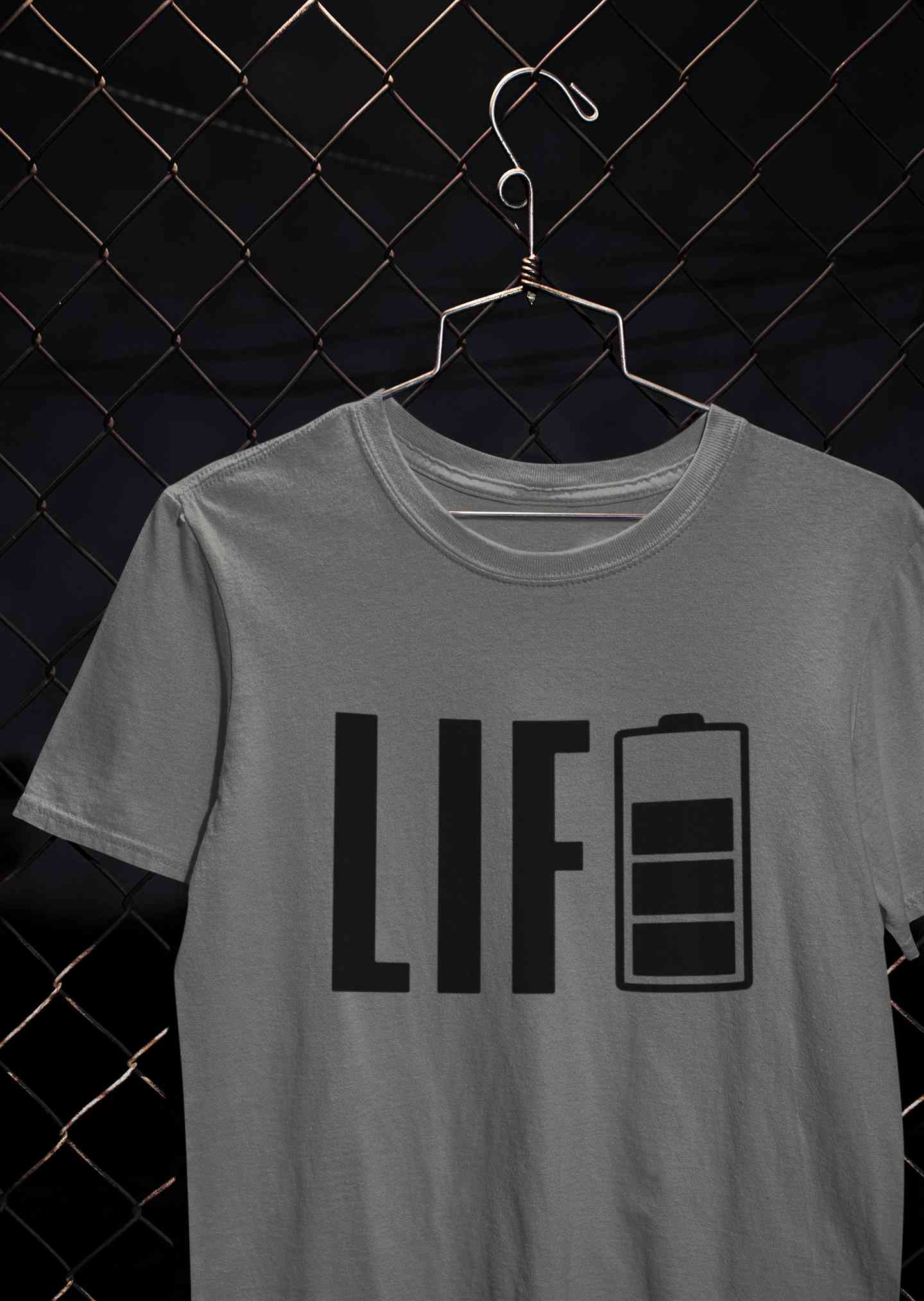 Life Mens Half Sleeves T-shirt- FunkyTeesClub
