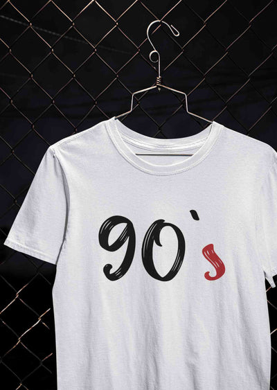 90s Mens Half Sleeves T-shirt- FunkyTeesClub