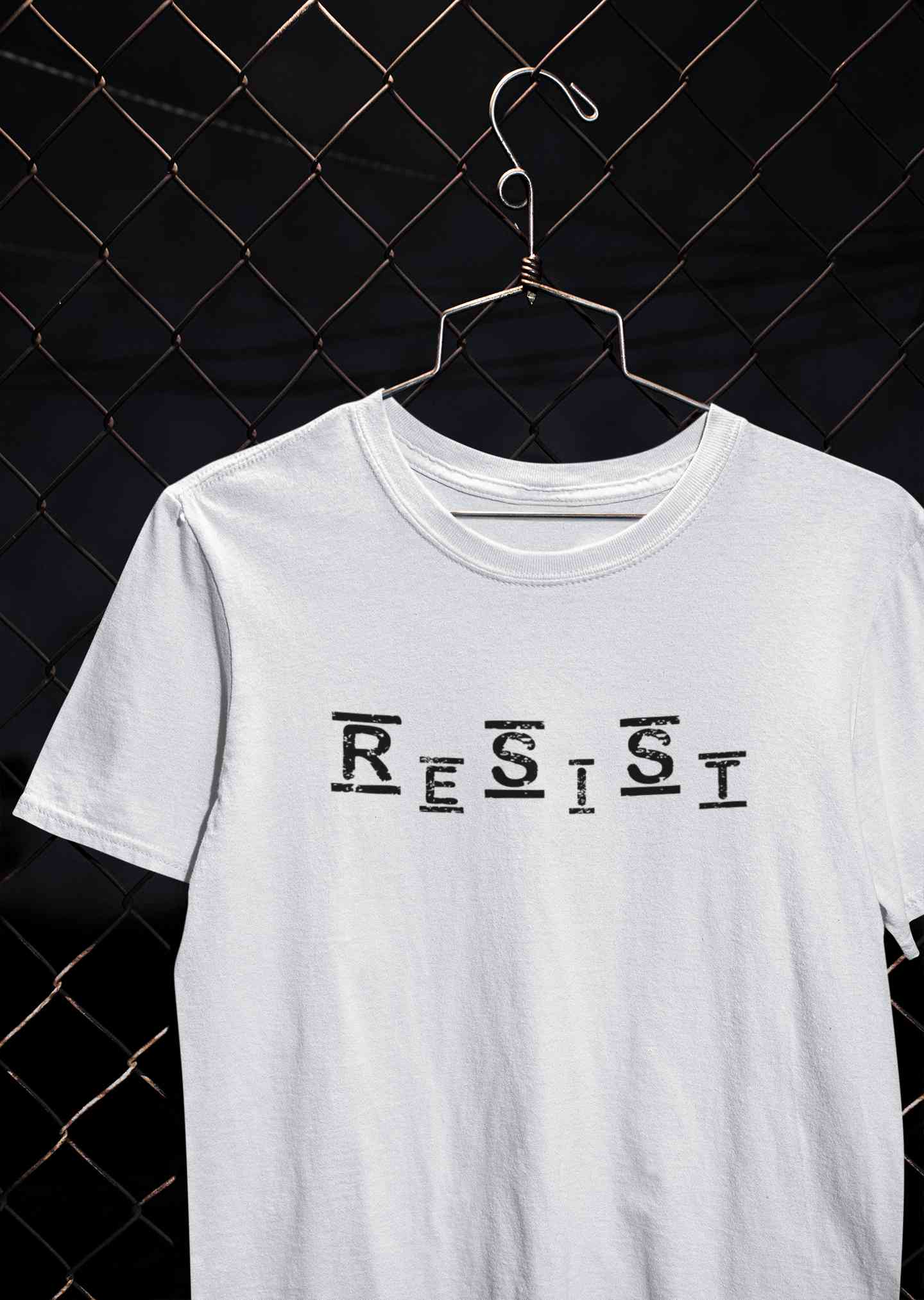 Resist Mens Half Sleeves T-shirt- FunkyTeesClub