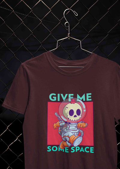 Give Me Some Space Mens Half Sleeves T-shirt- FunkyTeesClub