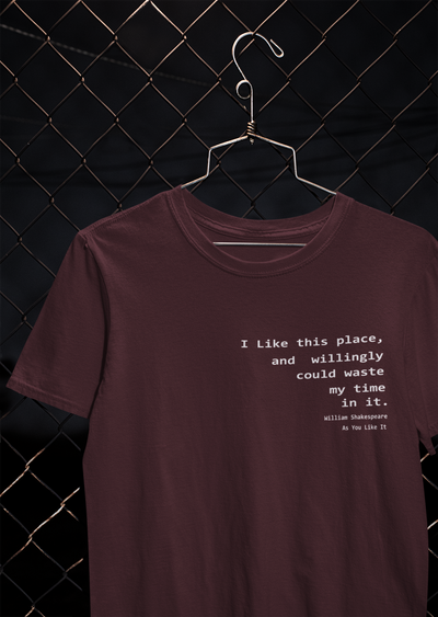 I Like This Place Quotes Women Half Sleeves T-shirt- FunkyTeesClub