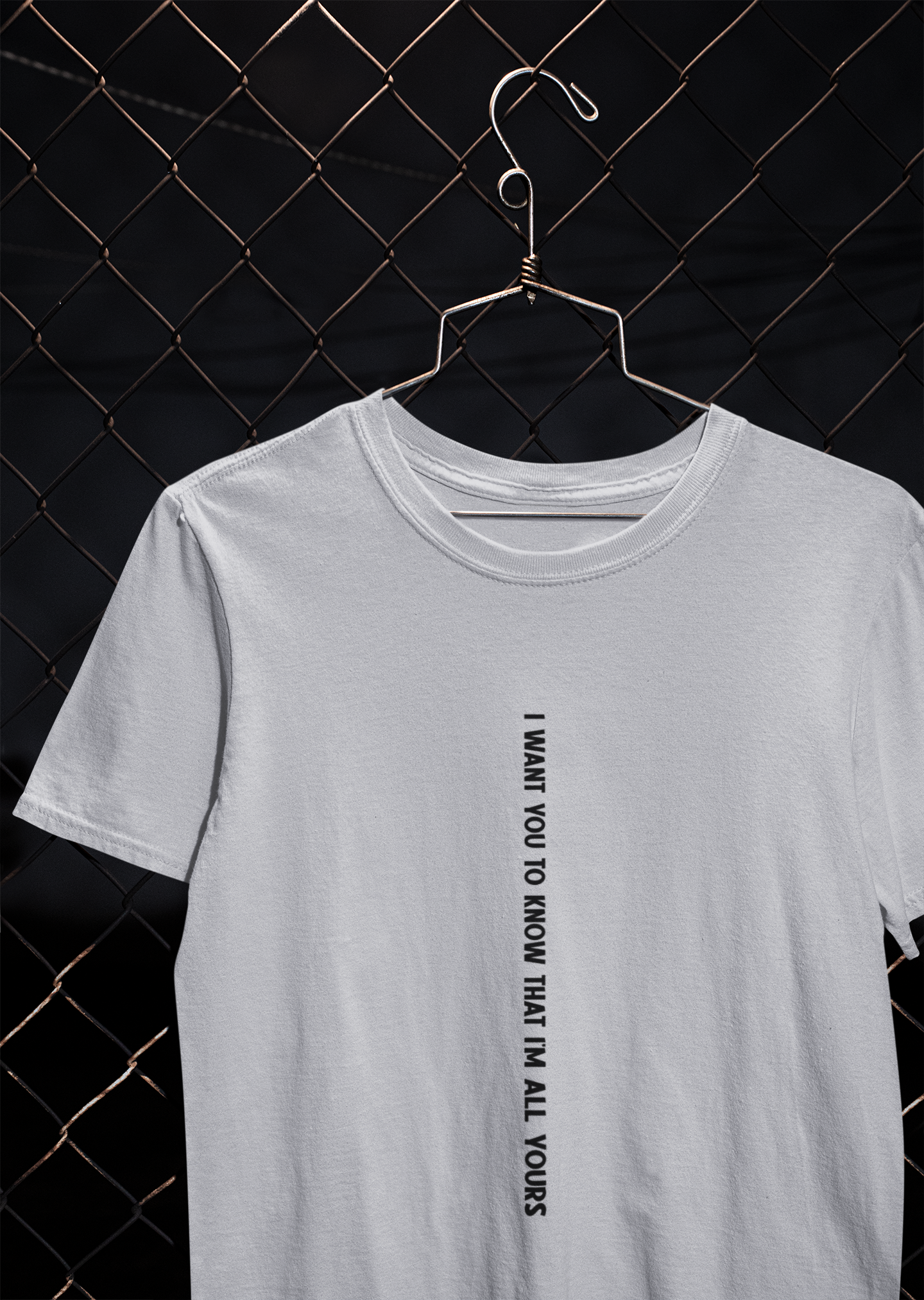 I Want You To Know That I Am All Yours Quotes Mens Half Sleeves T-shirt- FunkyTeesClub