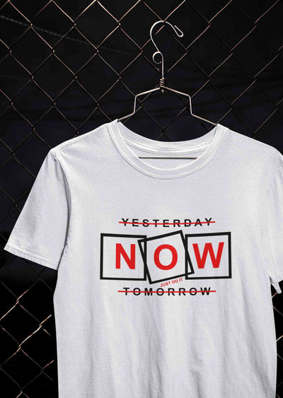 Just Do It Mens Half Sleeves T-shirt- FunkyTeesClub