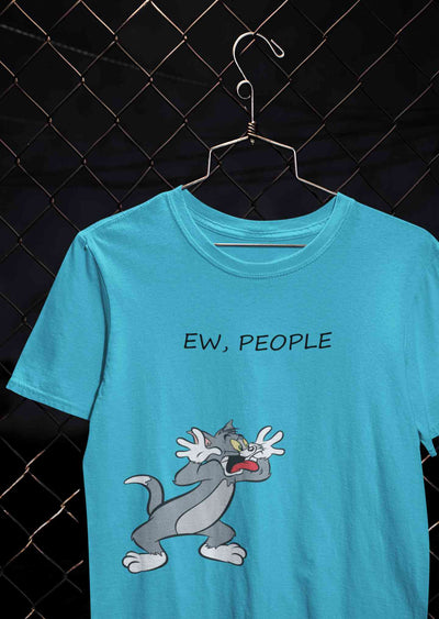 Ew People Mens Half Sleeves T-shirt- FunkyTeesClub