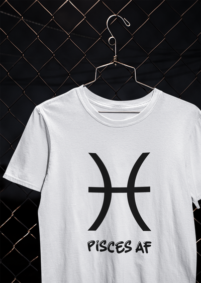 Pisces Zodiac Sign Women Half Sleeves T-shirt- FunkyTeesClub